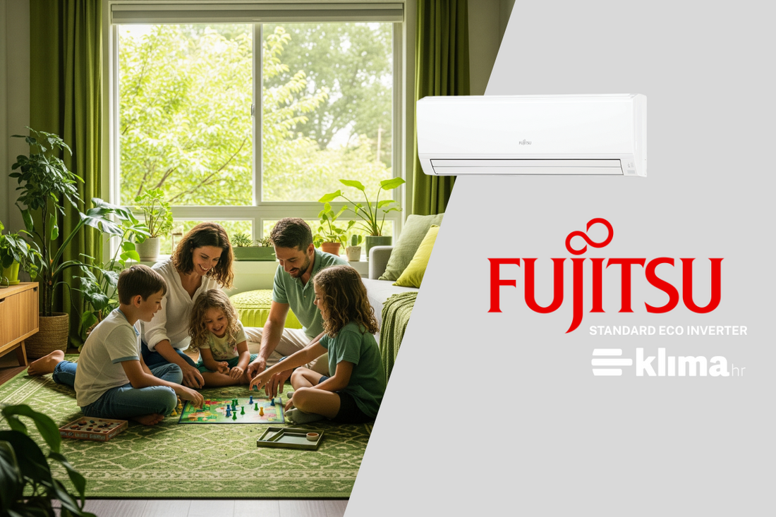 Fujitsu Standard Eco Inverter – Energetski učinkovito hlađenje i grijanje za svaki dom