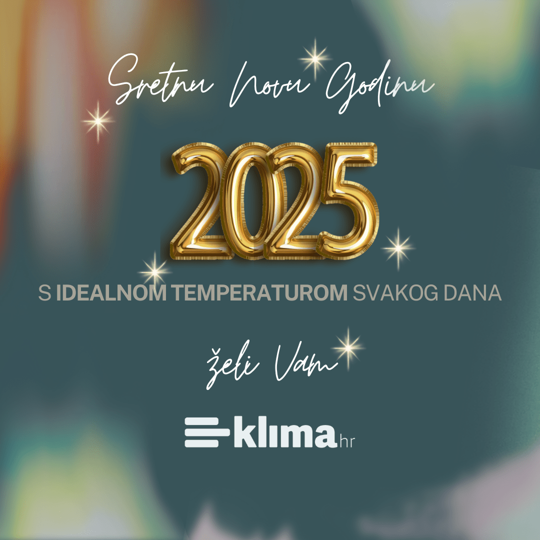 Sretna Nova Godina – Toplina Doma u 2025. Godini! - e-Klima.hr