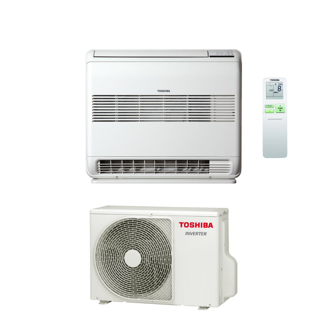 TOSHIBA klima uređaj Parapetna Inverter RAS-B10J2FVG-E/RAS-10J2AVSG-E1 - e-Klima.hr