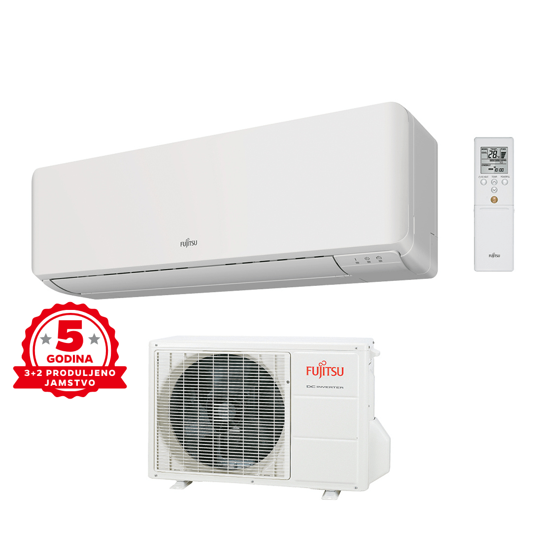 FUJITSU klima uređaj Super Eco Inverter ASYG24KMTE/AOYG24KMTA - e - Klima.hr